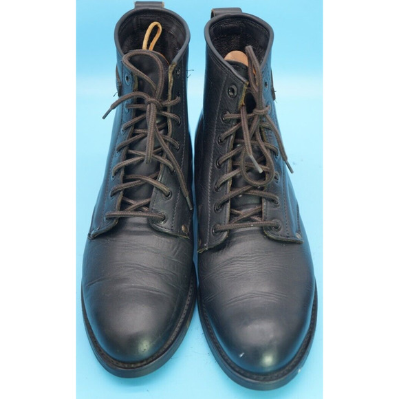 Vintage AVIREX US Army Air Force Type B-3 lace up black Ankle boots 1970s main image 7